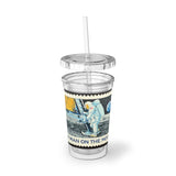 Man on the Moon Stamp Acrylic Cup
