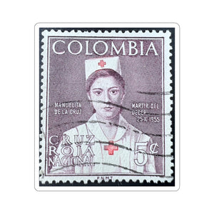 Nurse Columbia Stamp Sticker