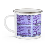 Morse Code 1944 Stamp Enamel Mug