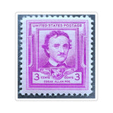 Edgar Allan Poe 1947 USA Vintage Postage Stamp Sticker