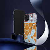 Honey Comb Bee Tough Phone Case