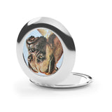 Boxer Dog Compact Travel Mirror