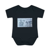 Fisherman Stamp Baby Onesie