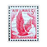 Red Eagle Stamp Sticker