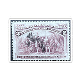 Landing of Columbus Stamp Sticker