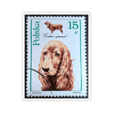 Cocker Spaniel Dog Stamp Sticker