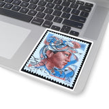 Artistic Face Stamp Sticker