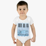 Piano Keys Stamp Baby Onesie