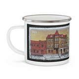 Architecture 1982 Stamp Enamel Mug