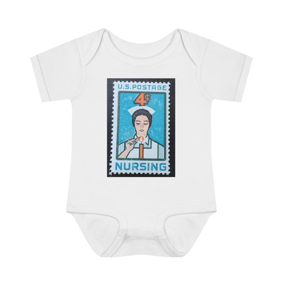 Nursing Stamp Baby Onesie