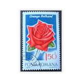 Red Rose Stamp Sticker