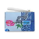 Skeleton Rose Clutch Bag