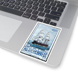 Mexico Ship Stamp Sticker