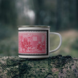 Betsy Ross Stamp Enamel Mug