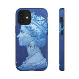 Queen Blue Stamp - Tough Phone Case