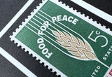 Food for Peace 1963 Framed #1231