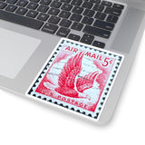 Red Eagle Stamp Sticker