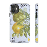 Lemon Citrus Stamp - Tough Phone Case