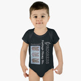Progress in Electronics 1973 Postage Stamp - Infant Baby Rib Bodysuit 0M - 24Mo