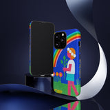 Rainbow Flower Tough Phone Case
