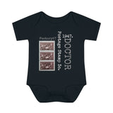 Doctor 1947 Postage Stamp - Infant Baby Rib Bodysuit 0M - 24Mo