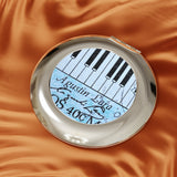 Piano Keys Compact Travel Mirror