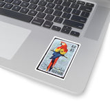 Parrot Bird Stamp Sticker