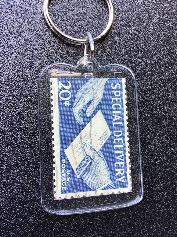 Special Delivery 1950s Keychain