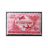 Air Mail Flight 1953 Stamp Sticker