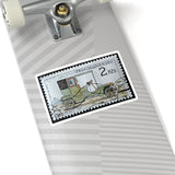 Vintage Car Stamp Sticker