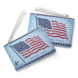 US Flag Clutch Bag