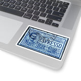 Espresso Blue Stamp Sticker