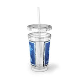 Queen Blue Acrylic Cup