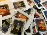 Starry Night Christmas Stamps