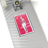 Amelia Earhart Stamp Sticker