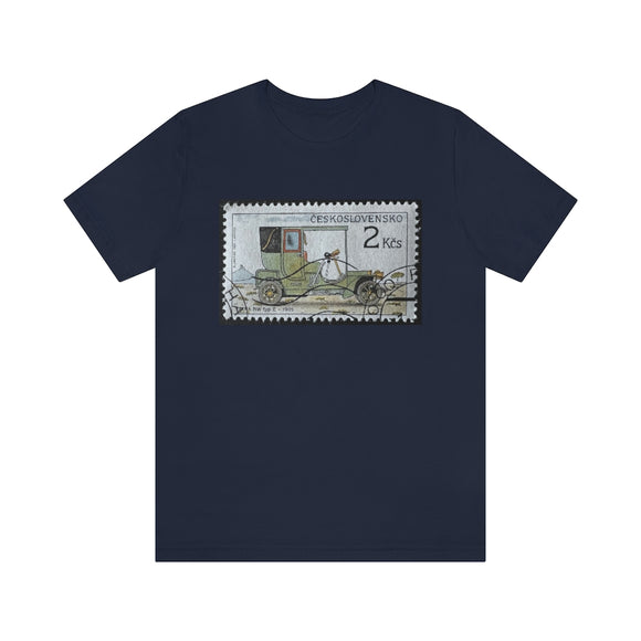 Vintage Car Stamp T-Shirt