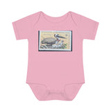 Pelican Stamp Baby Onesie