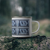 Iowa State 1946 Stamp Enamel Mug