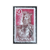 King Spain Stamp Sticker