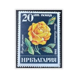 Yellow Rose Stamp Sticker