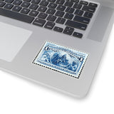 Columbus Blue Stamp Sticker
