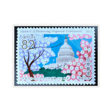Cherry Blossoms Stamp Sticker