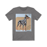Doberman Dog Stamp T-shirt
