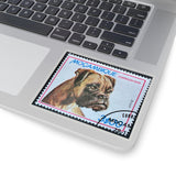 Boxer Dog Stamp Sticker