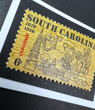 South Carolina 1970 Framed #1407