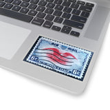 Air Mail USA Stamp Sticker