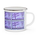 Morse Code 1944 Stamp Enamel Mug