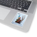 African Instrument Stamp Sticker