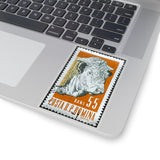 Romania Cow Stamp Sticker