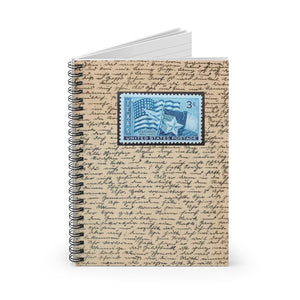 Texas State Stamp Spiral Notebook